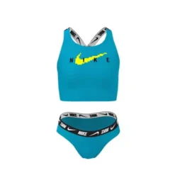 Girls' Nike Tape Crossback Midkini Set Tankini Set Swimsuit