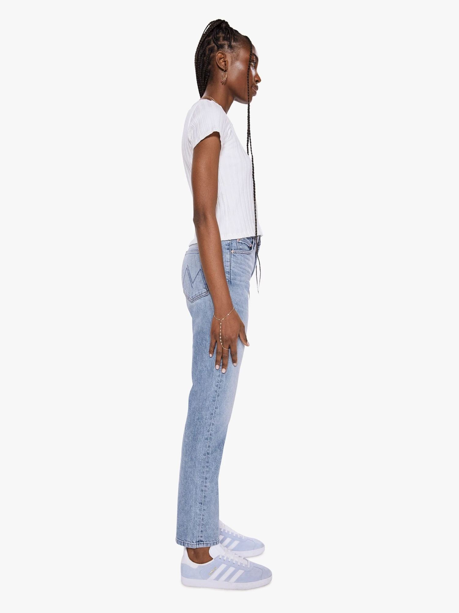 Mother Denim | High Waisted Rider Ankle - Salt Of The Earth - Image 2