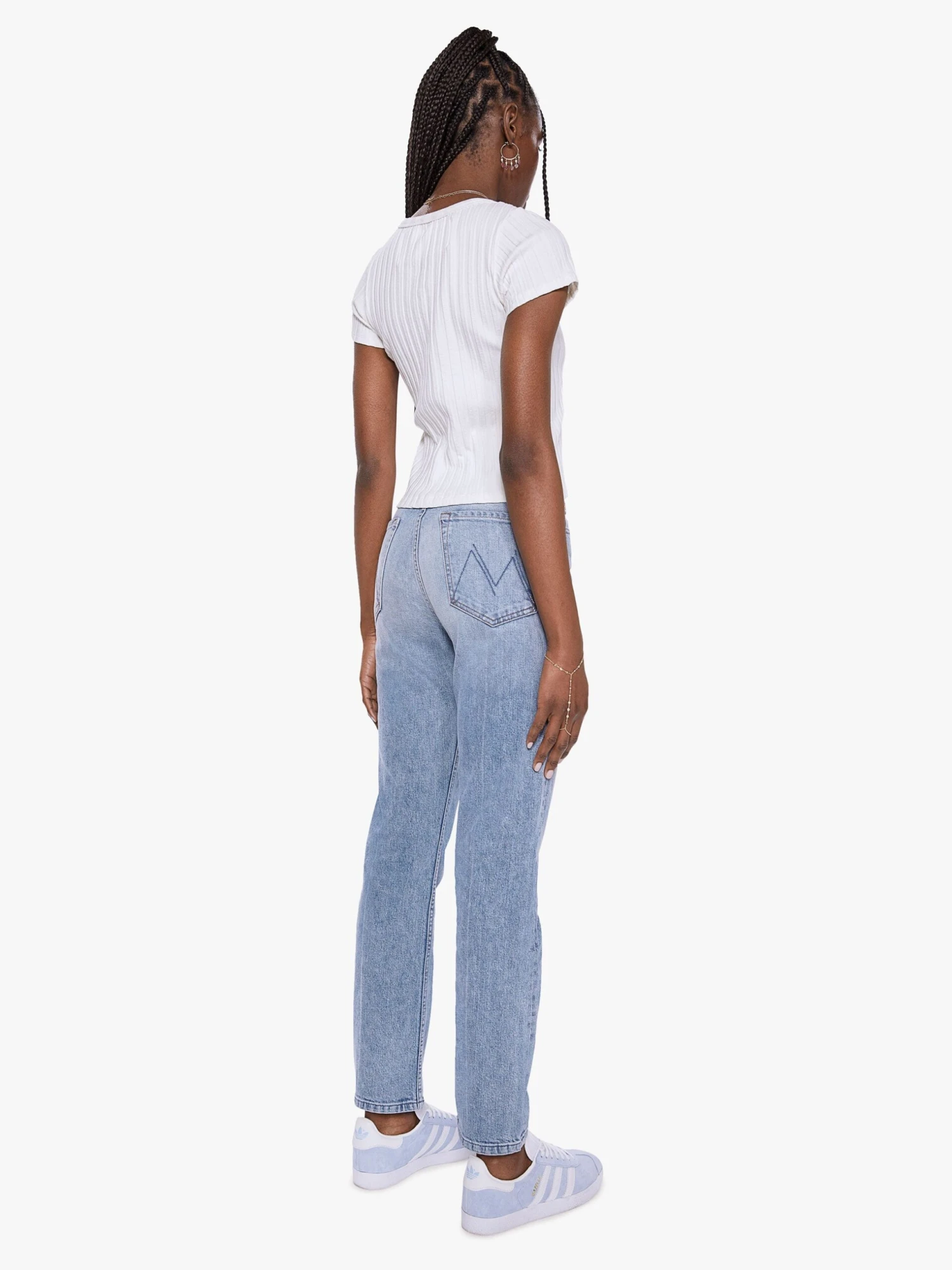 Mother Denim | High Waisted Rider Ankle - Salt Of The Earth - Image 3