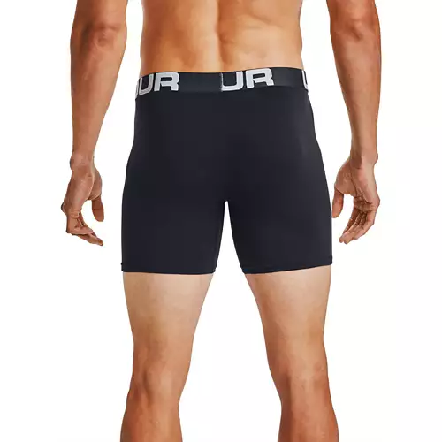 Men's Under Armour Charged Cotton® 6" 3 Pack Boxer Briefs - Image 4