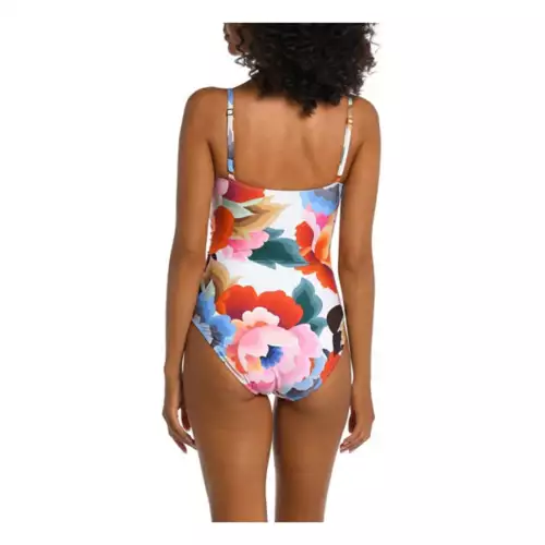 Women's La Blanca Floral Rhythm Lingerie One-Piece Swimsuit - Image 2