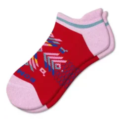 Adult Bombas Multi Stripe Snowflake Ankle Socks