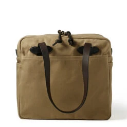 Filson Tote Bag With Zipper Tan