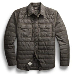 RRL By Ralph Lauren Holden Quilt Overshirt Green