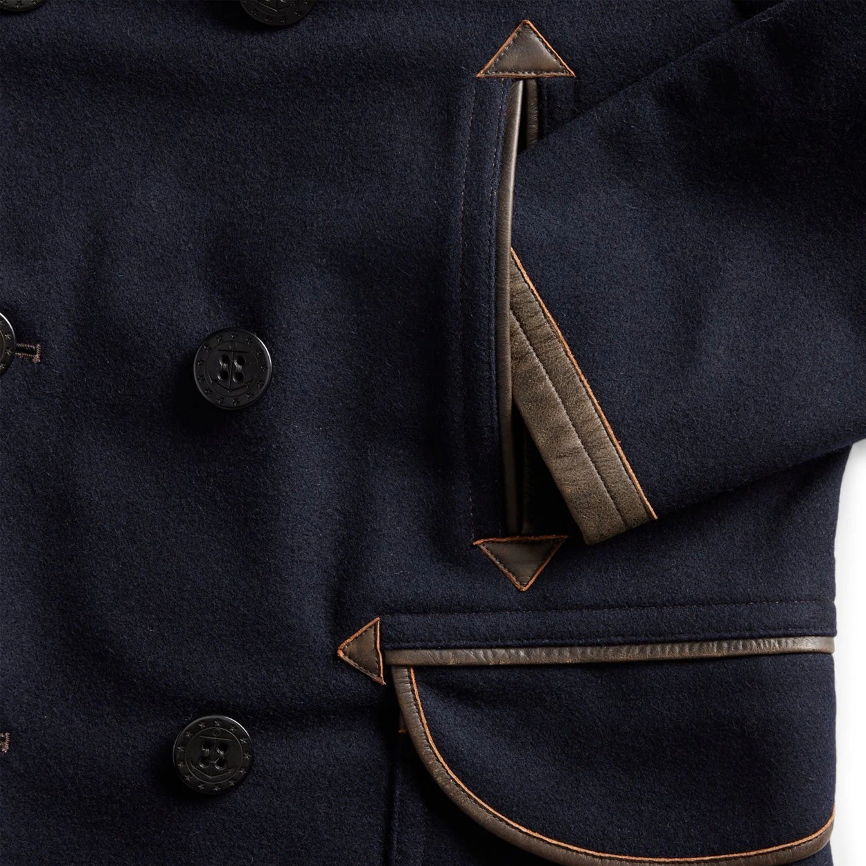 RRL By Ralph Lauren Oakford Peacoat Deep Navy - Image 4