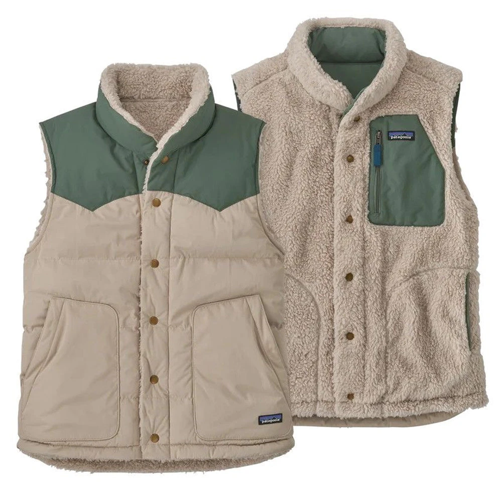 Patagonia Reversible Bivy Down Vest Oar Tan - Image 3