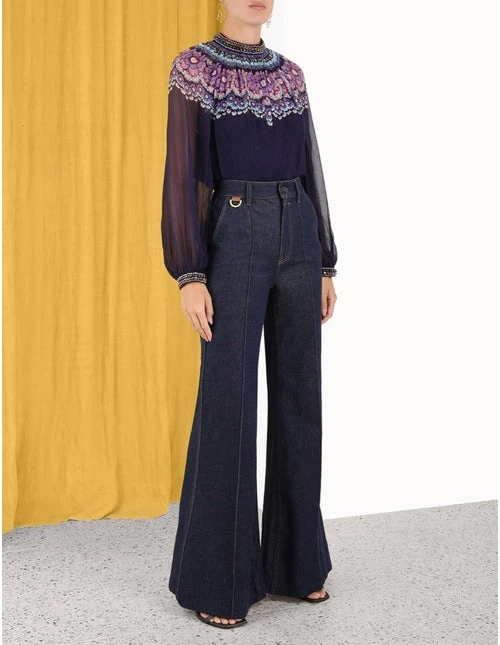 Zimmermann | Celestial Gemini Daisy Blouse - Gemini Daisy - Image 4