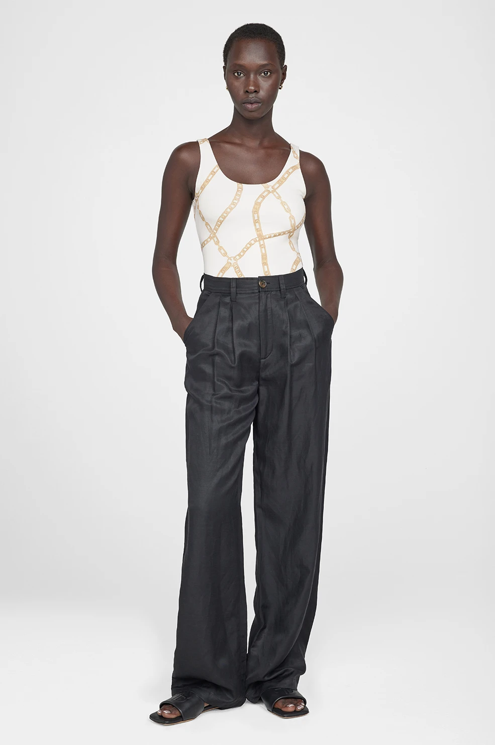 Anine Bing | Jace One Piece - Cream - Image 2