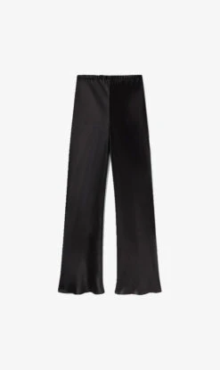 Silk Laundry | Bias Cut Pants - Black