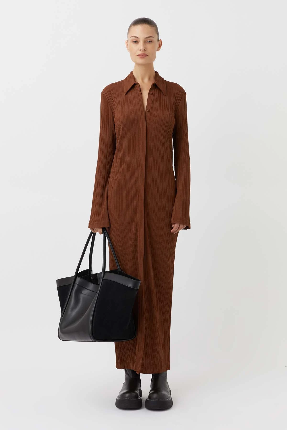 Camilla And Marc | Lumi Shirt Dress - Walnut - Image 2