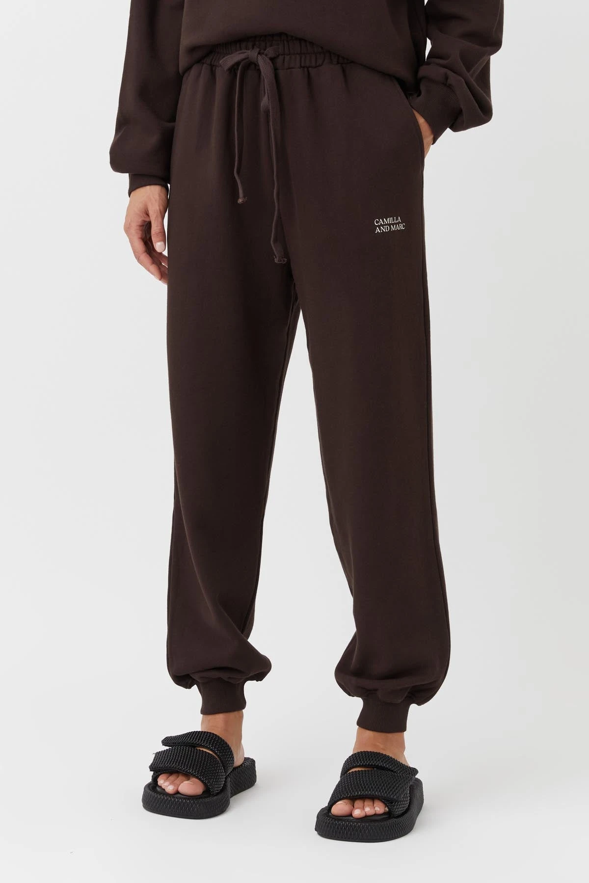 Camilla And Marc | Noah Track Pant - Mocha - Image 2