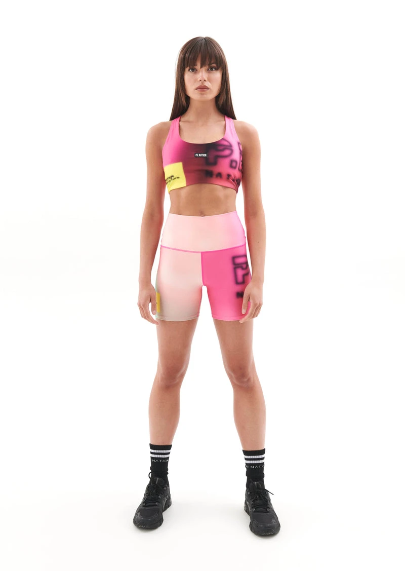 P.E Nation | Immersion Bike Short - Blur Print - Image 3