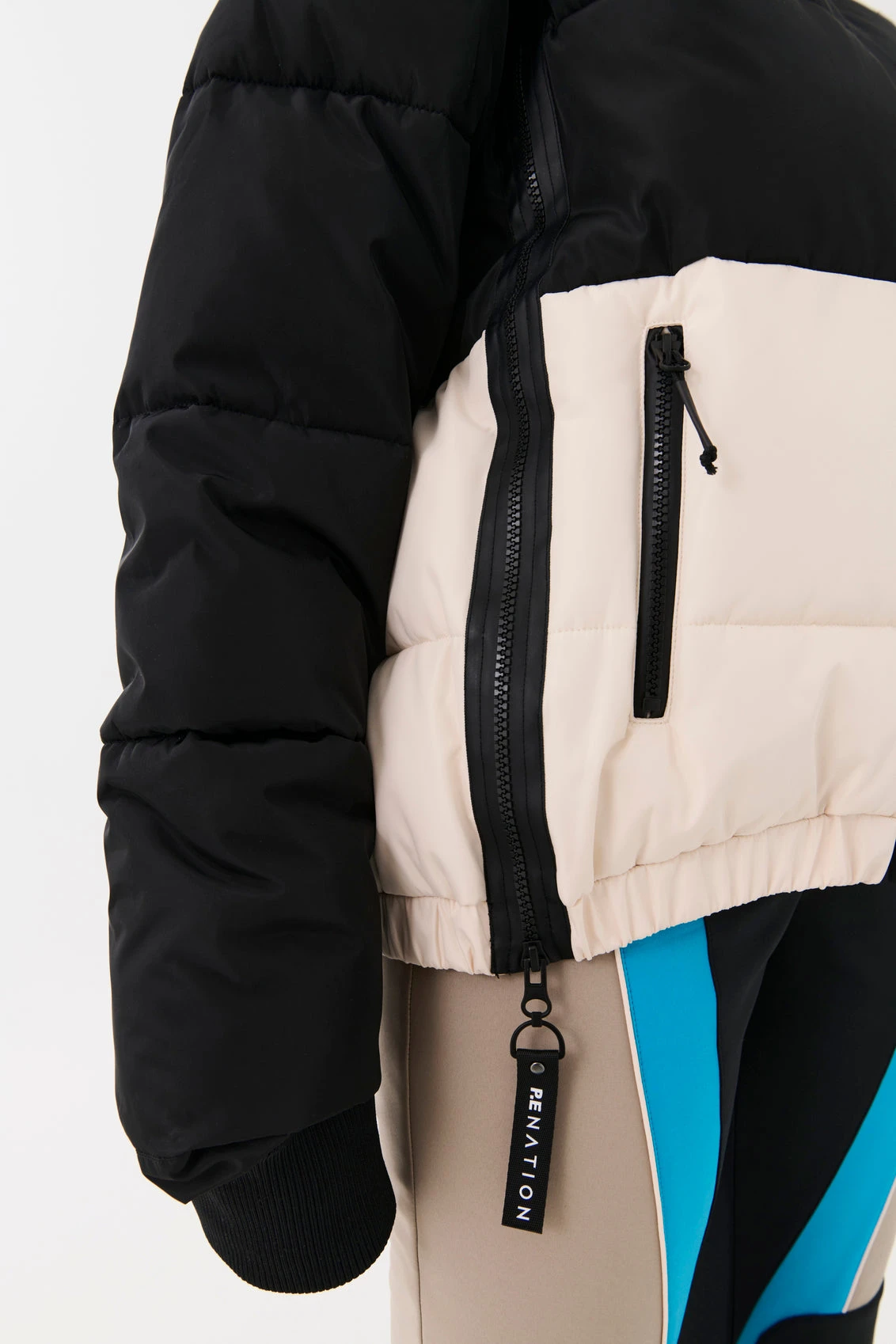 P.E NATION P. E Nation | Rocket Air Snow Jacket - Black - Image 2