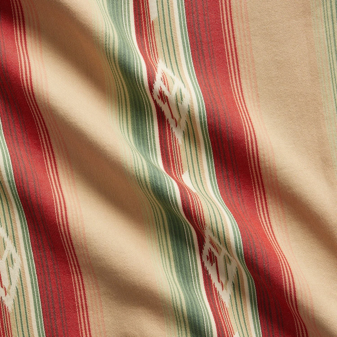 RRL By Ralph Lauren Southwestern Jacquard Workshirt RI-494 Tan / Multi - Image 6