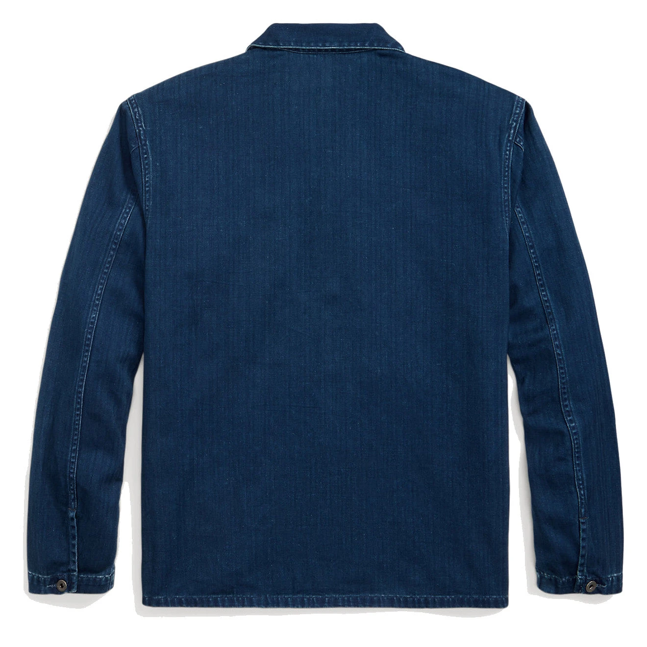 RRL By Ralph Lauren Indigo Herringbone Twill Overshirt Indigo - Image 2