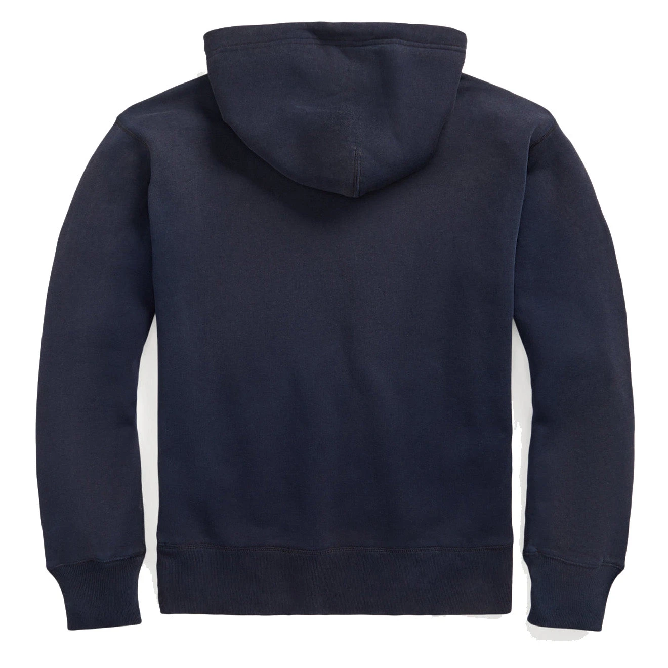 RRL By Ralph Lauren Logo Fleece Hoodie Faded Navy - Image 2