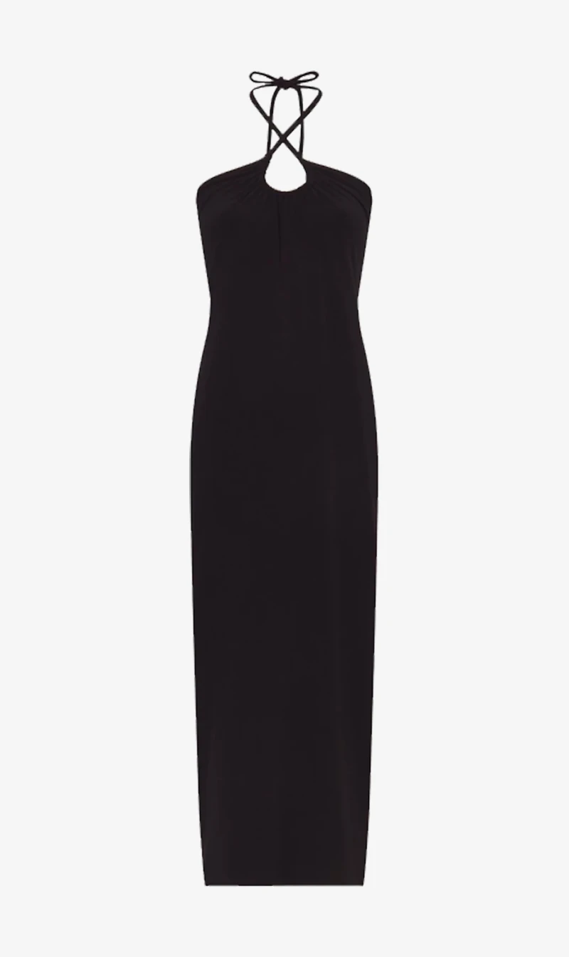 Proenza Schouler White Label | Halter Knit Jersey Dress - Black