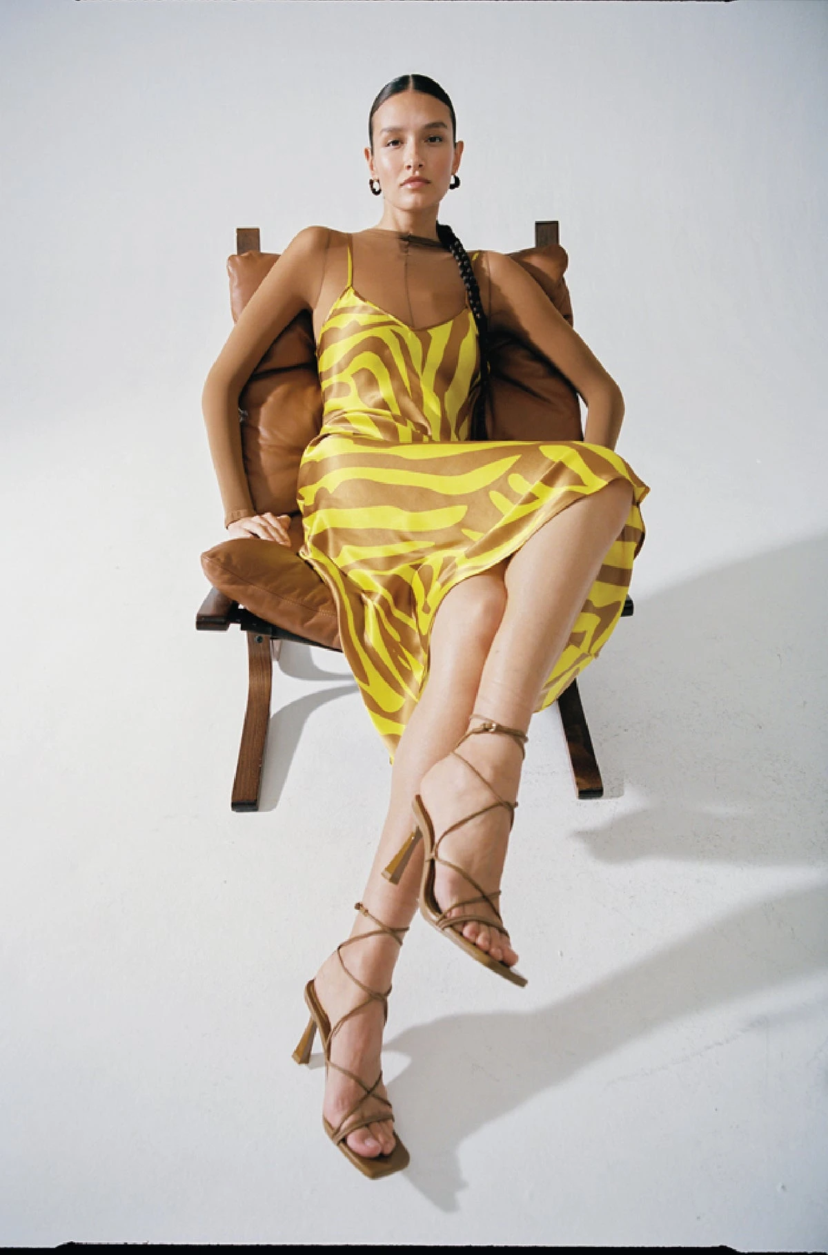 Silk Laundry | 90's Slip Dress - Tiger Matisse - Image 2