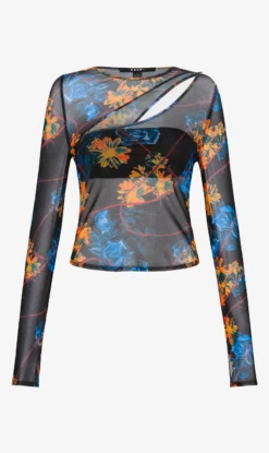 Ksubi | Transfer Ls Top - Cyberflora